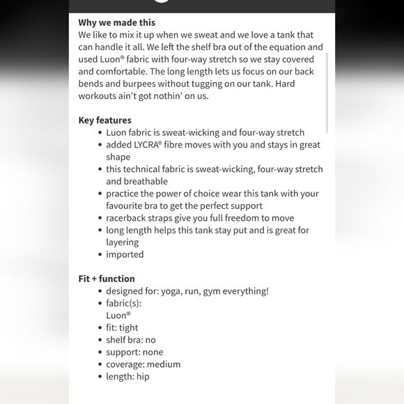 Lululemon Cool Racerback Tank Small - Picture 3 of 14